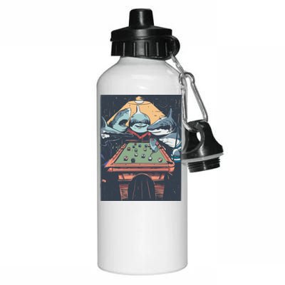 Sharks Billiard Aluminum Water Bottle