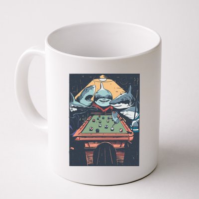 Sharks Billiard Coffee Mug