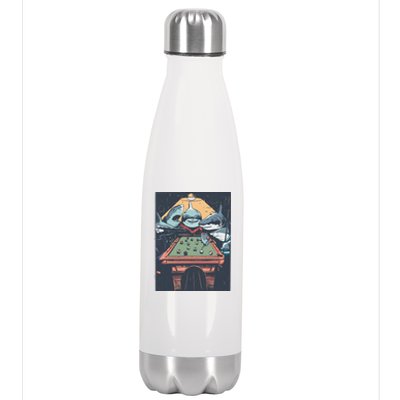 Sharks Billiard Stainless Steel Insulated Water Bottle