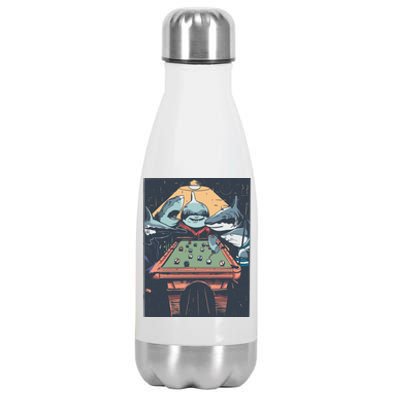 Sharks Billiard Stainless Steel Insulated Water Bottle