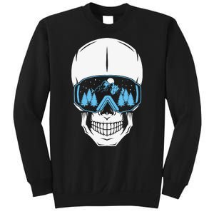 Ski Boarding Skull Sweatshirt