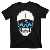 Ski Boarding Skull T-Shirt