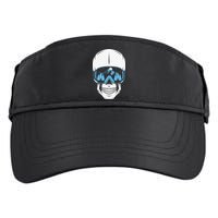 Ski Boarding Skull Adult Drive Performance Visor
