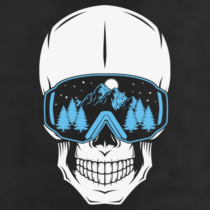 Ski Boarding Skull Adult Drive Performance Visor