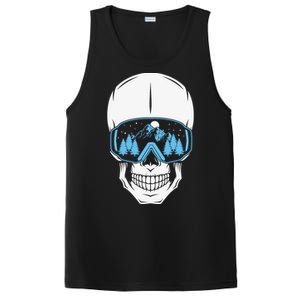 Ski Boarding Skull PosiCharge Competitor Tank