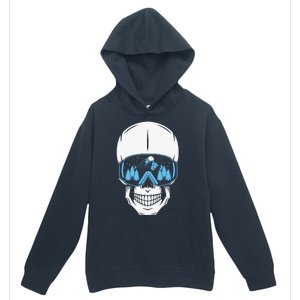 Ski Boarding Skull Urban Pullover Hoodie