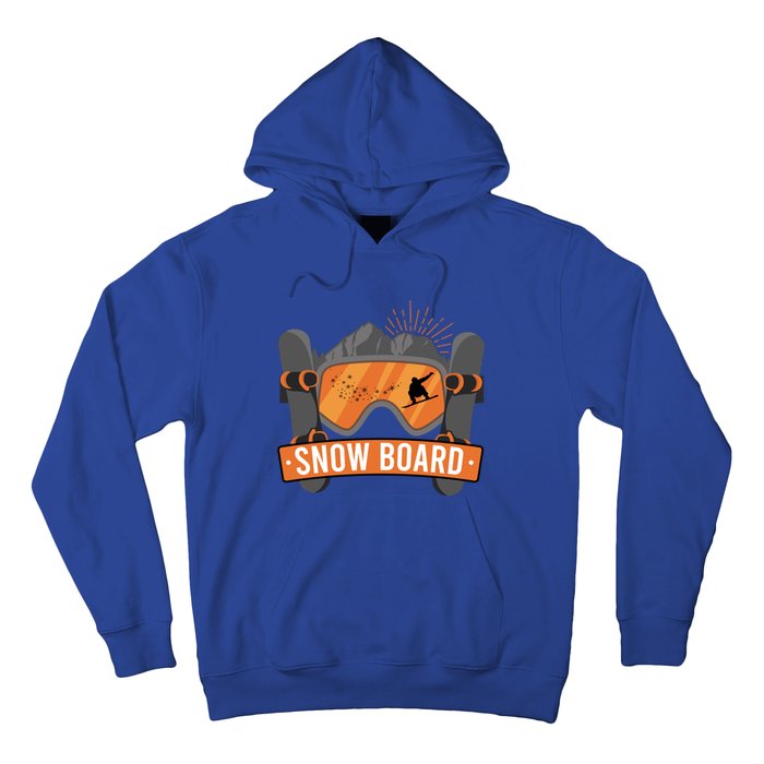 Snow Board Ski Goggles Gift Hoodie