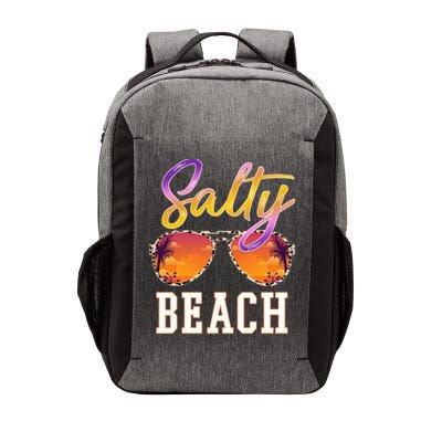 Salty Beach Sunset Vintage Glasses Vector Backpack