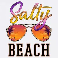 Salty Beach Sunset Vintage Glasses Long Sleeve Shirt