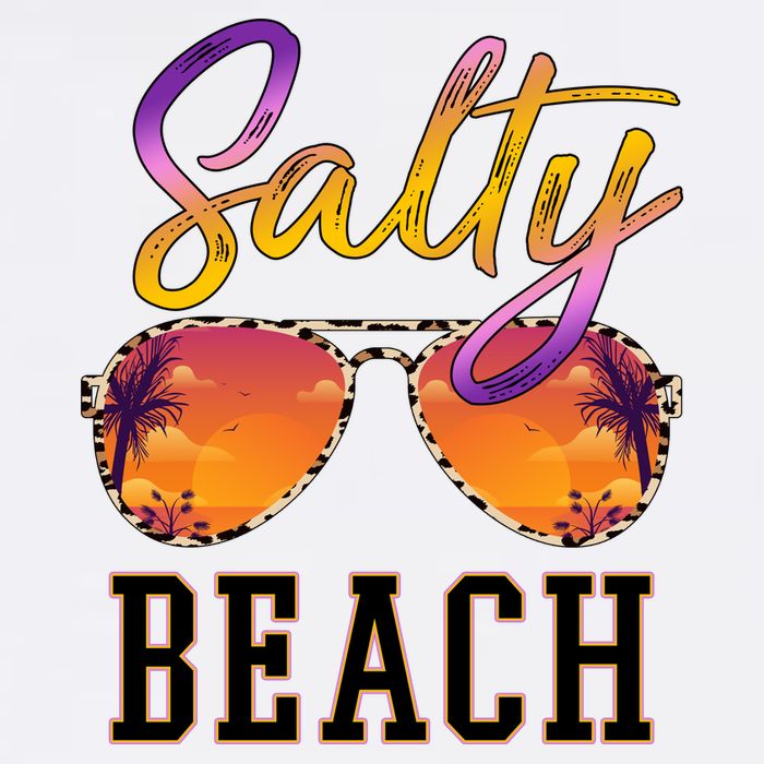 Salty Beach Sunset Vintage Glasses Long Sleeve Shirt