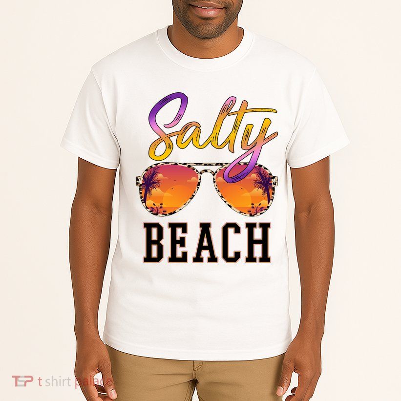 Salty Beach Sunset Vintage Glasses Tall T-Shirt