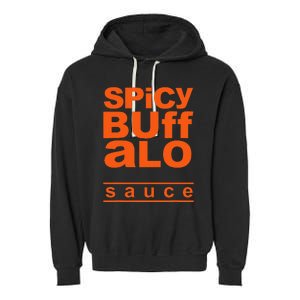 Spicy Buffalo Sauce Easy Halloween Costume Simple Group Garment-Dyed Fleece Hoodie