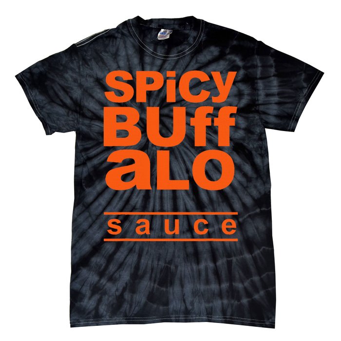 Spicy Buffalo Sauce Easy Halloween Costume Simple Group Tie-Dye T-Shirt