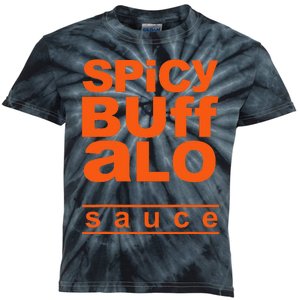 Spicy Buffalo Sauce Easy Halloween Costume Simple Group Kids Tie-Dye T-Shirt