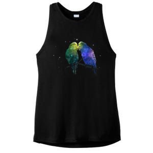 Space Budgies Ladies PosiCharge Tri-Blend Wicking Tank