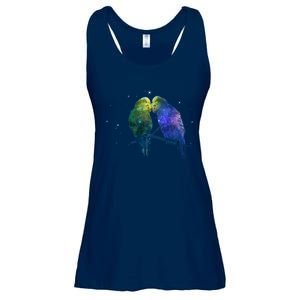 Space Budgies Ladies Essential Flowy Tank