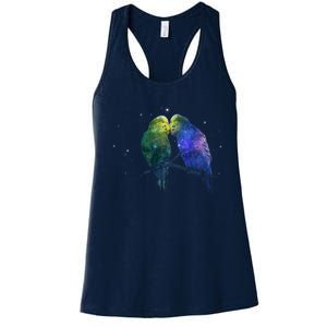 Space Budgies Women's Racerback Tank