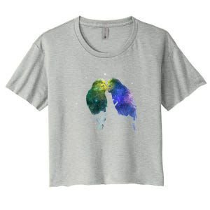 Space Budgies Women's Crop Top Tee