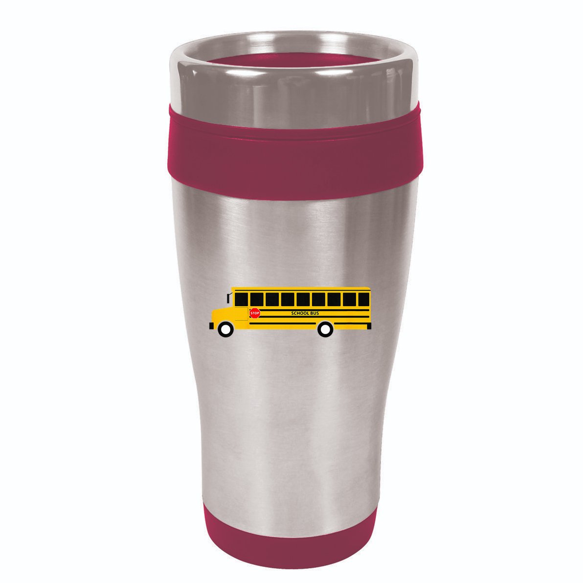 School Bus 16oz Travel Tumbler