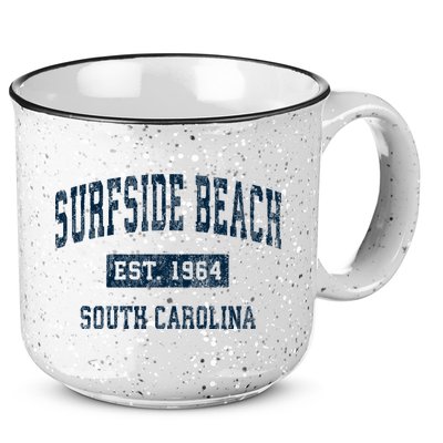 Surfside Beach South Carolina Sc Vintage Sports 15oz Campfire Ceramic Mug