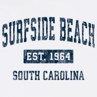 Surfside Beach South Carolina Sc Vintage Sports Womens Tank Top