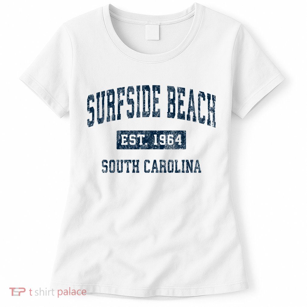 Surfside Beach South Carolina Sc Vintage Sports Womens T-Shirt