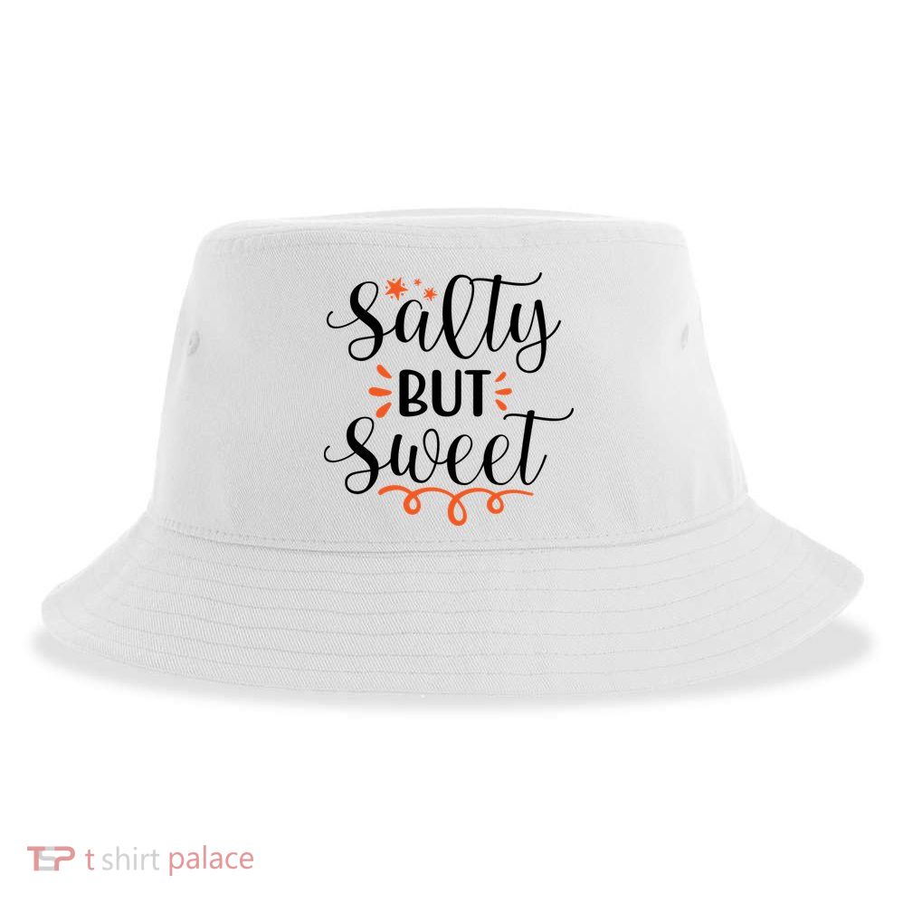 Salty But Sweet Summer Beach Sustainable Bucket Hat