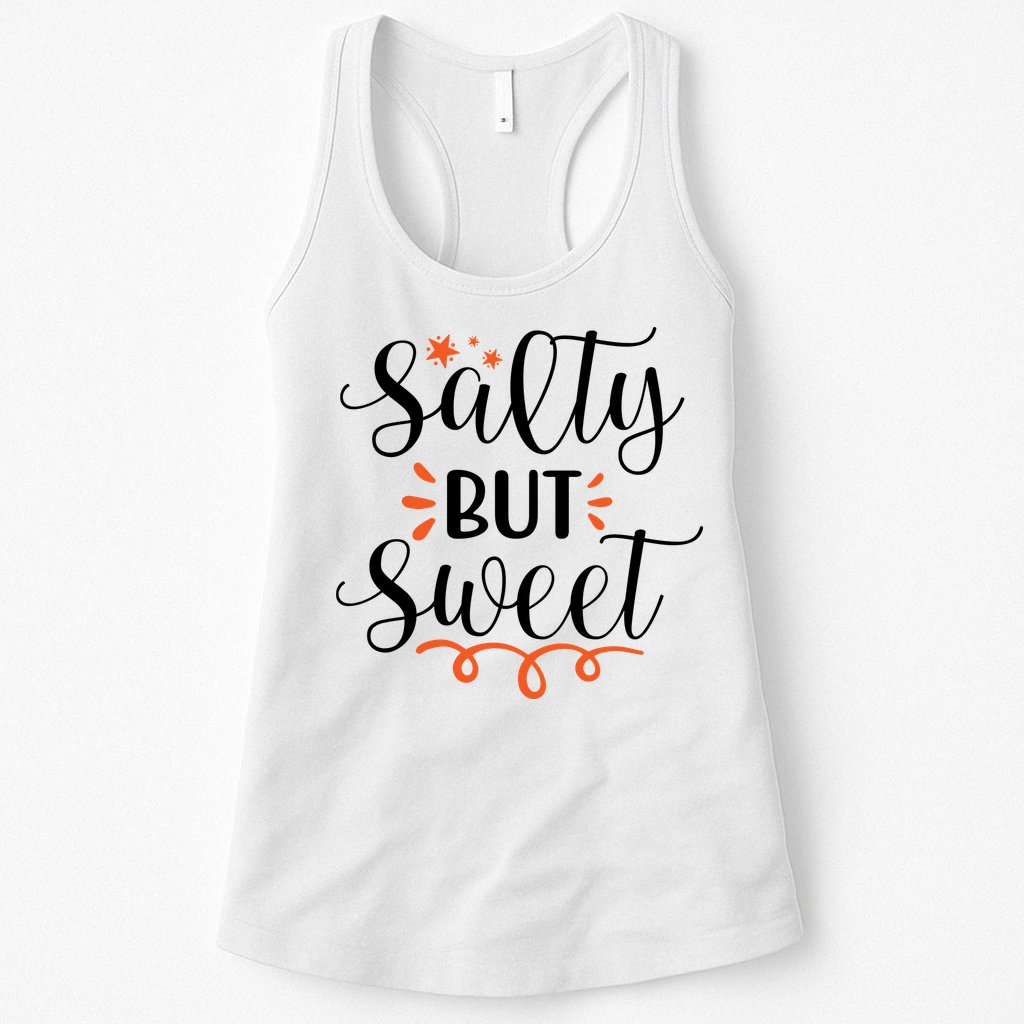 Salty But Sweet Summer Beach Womens Tank Top