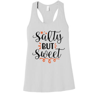 Salty But Sweet Summer Beach Women's Racerback Tank