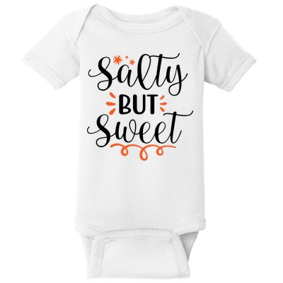 Salty But Sweet Summer Beach Baby Bodysuit