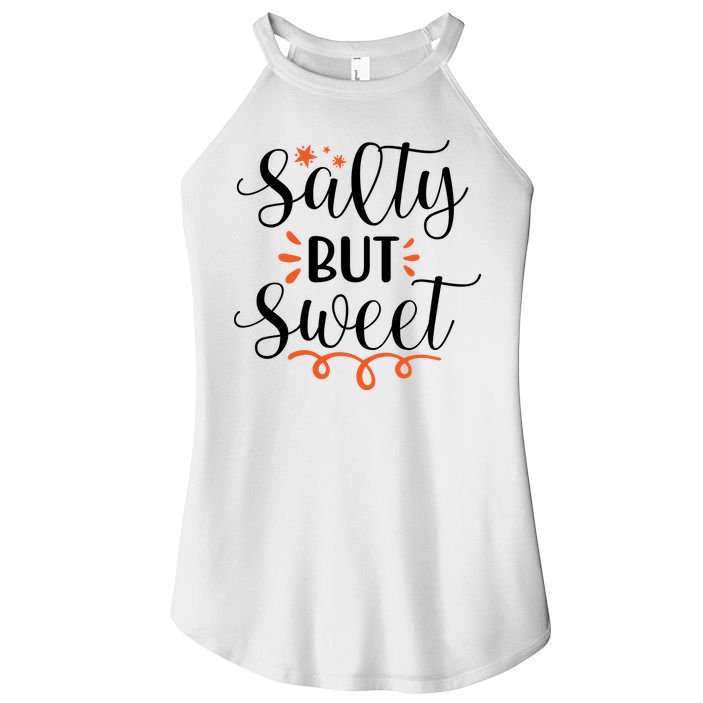 Salty But Sweet Summer Beach Women's Perfect Tri Rocker Tank