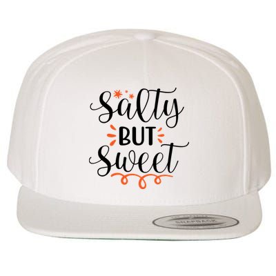 Salty But Sweet Summer Beach Wool Snapback Cap