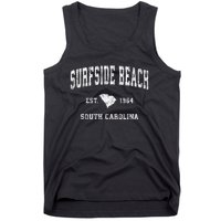 Surfside Beach South Carolina Sc Vintage Athletic Sports Tank Top