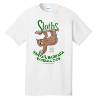 Santa Barbara Sloths Minor League Retro Baseball Team Tall T-Shirt