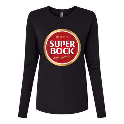 Super Bock Womens Cotton Relaxed Long Sleeve T-Shirt