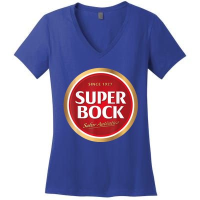 Super Bock Women's V-Neck T-Shirt