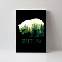 Seattle Bear State Of Washington Pacific Nw Wildlife Canvas