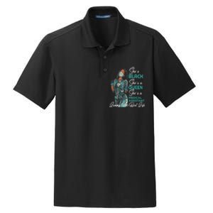 She's Black She's A Queen She's Medical Assistant MA TShirt Dry Zone Grid Polo