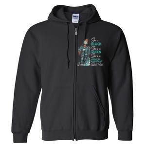 She's Black She's A Queen She's Medical Assistant MA TShirt Full Zip Hoodie