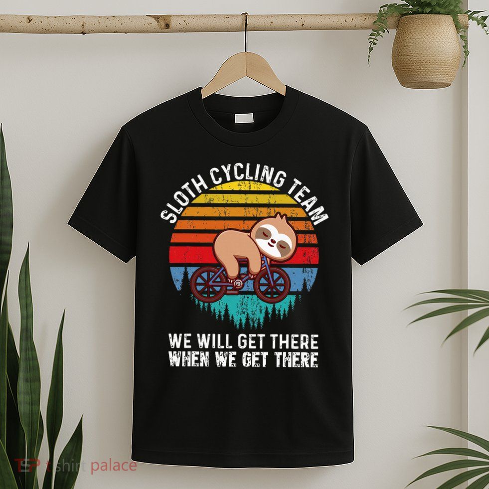Sloth Bike Sloth Bike Riding Cycling Team T-Shirt