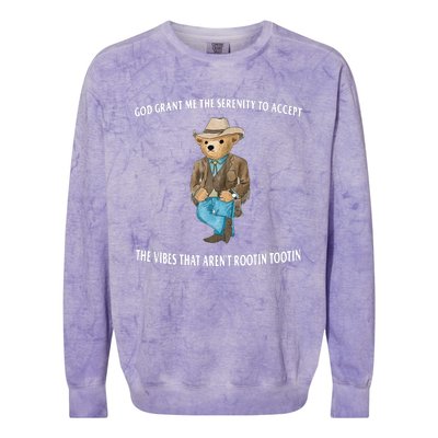 Serenity Bear Colorblast Crewneck Sweatshirt