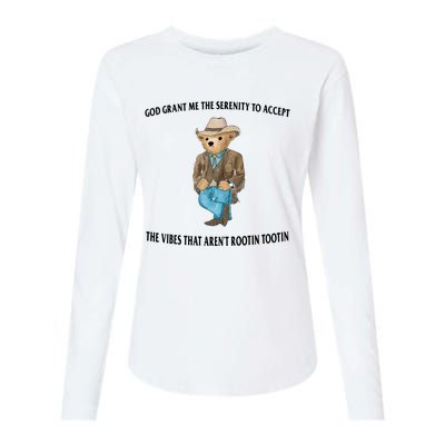 Serenity Bear Womens Cotton Relaxed Long Sleeve T-Shirt