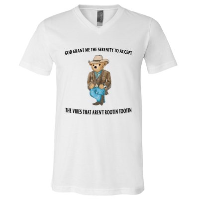 Serenity Bear V-Neck T-Shirt