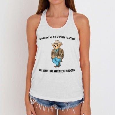 Serenity Bear Women's Knotted Racerback Tank