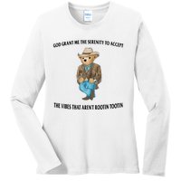 Serenity Bear Ladies Long Sleeve Shirt