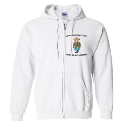 Serenity Bear Full Zip Hoodie