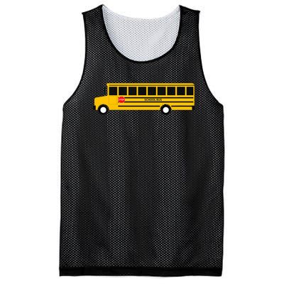 School Bus Mesh Reversible Basketball Jersey Tank