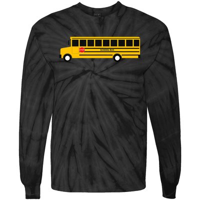 School Bus Tie-Dye Long Sleeve Shirt