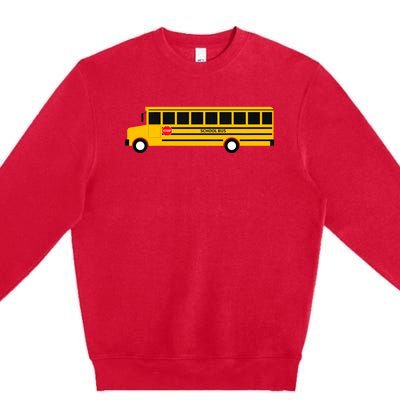 School Bus Premium Crewneck Sweatshirt