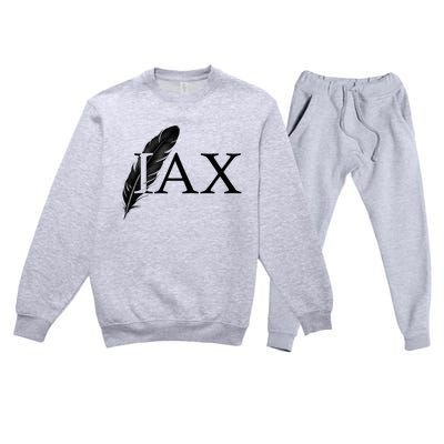 Standard Blk Premium Crewneck Sweatsuit Set